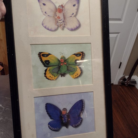 anne geddes | Art | Anne Geddes Butterfly Baby Picture | Poshmark